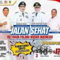 Jalan Sehat 80 Tahun PMI, Warga HST Siap Bergerak Sehat dan Berbagi