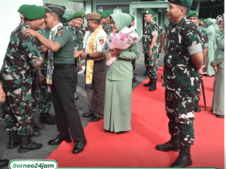 Penuh Haru dan Penghormatan, Kodim 1002/HST Lepas Personel Purna Tugas