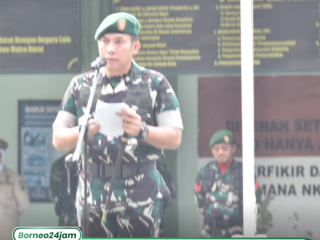 Pimpin Upacara Bendera, Dandim 1002/HST Sampaikan Amanat Panglima TNI