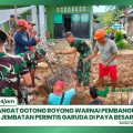 Semangat Gotong Royong Warnai Pembangunan Jembatan Perintis Garuda di Paya Besar