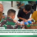 Babinsa Barabai Hadir di Posyandu Rahmad, Wujud Kepedulian TNI untuk Kesehatan Masyarakat